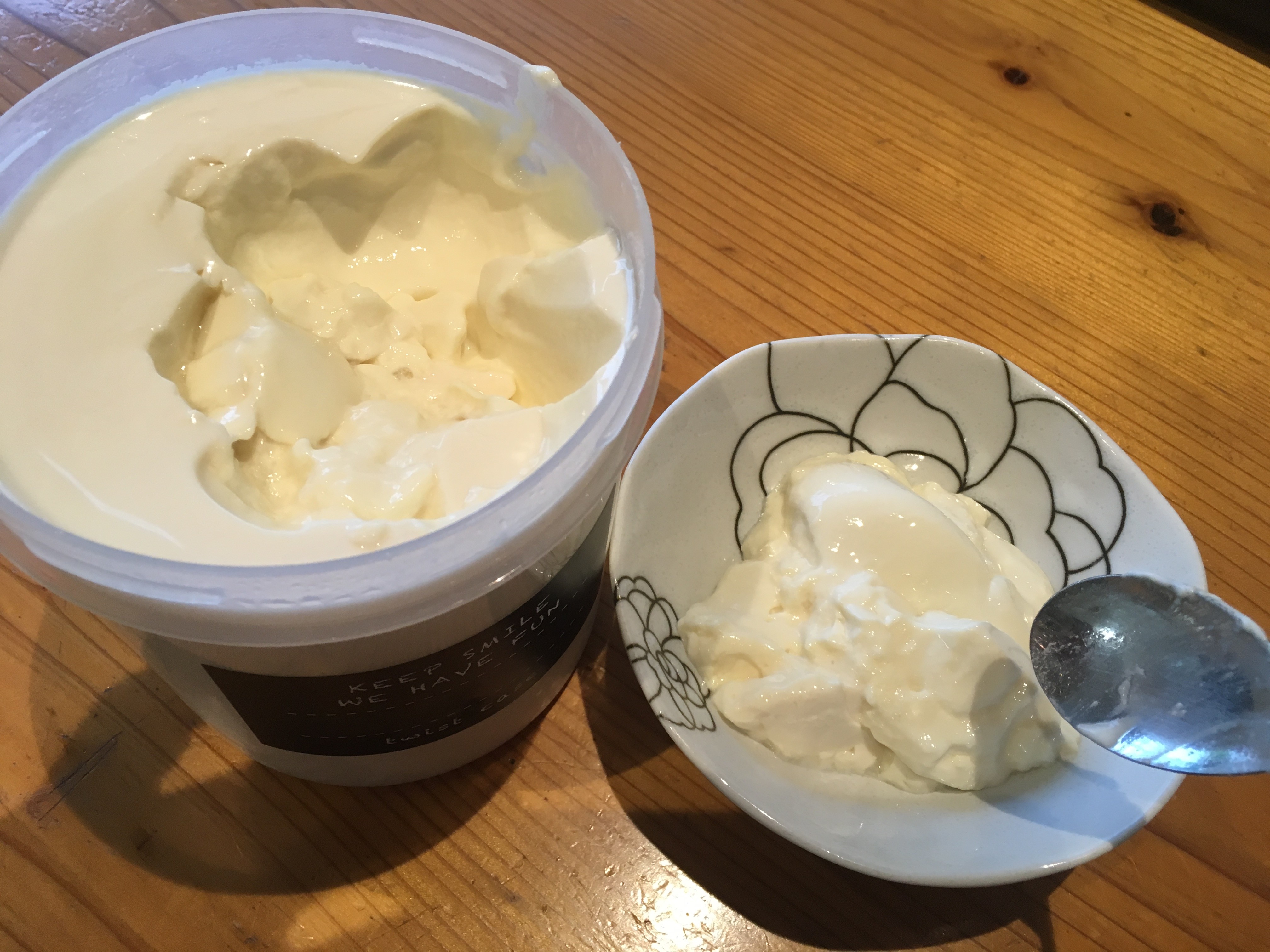カスピ海ヨーグルトを豆乳で作ると口の中でシュワっとします わたしの日常に価値はありますか